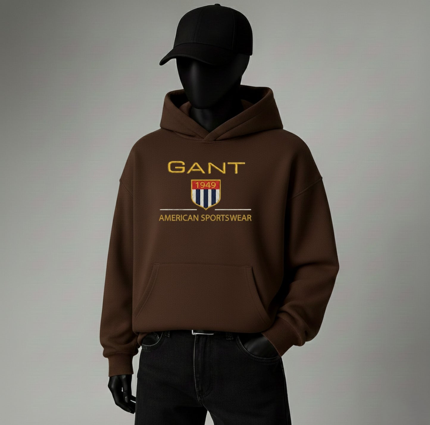 غانت - هوديز مطرزة - مقاس كبير