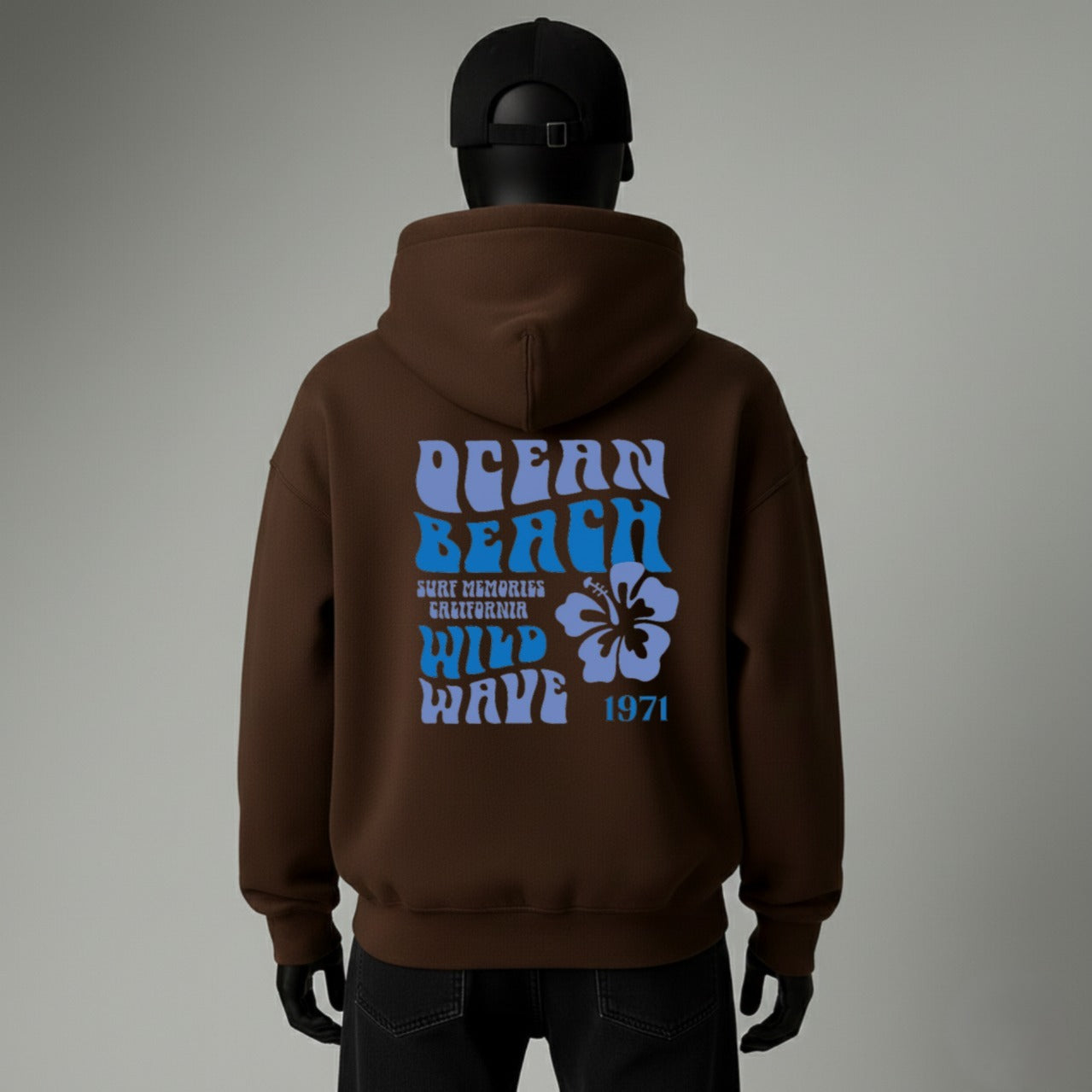 OCEAN BEACH - Hoodies - over size