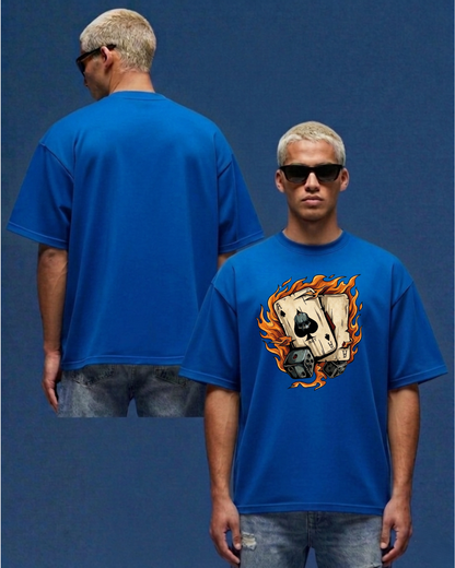 Dice and Cards Oversized Bolivar T-shirt