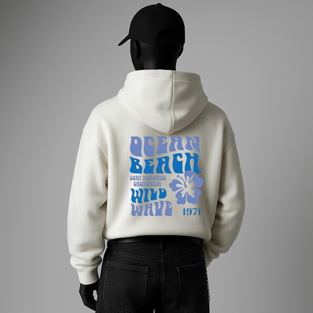 OCEAN BEACH - Hoodies - over size