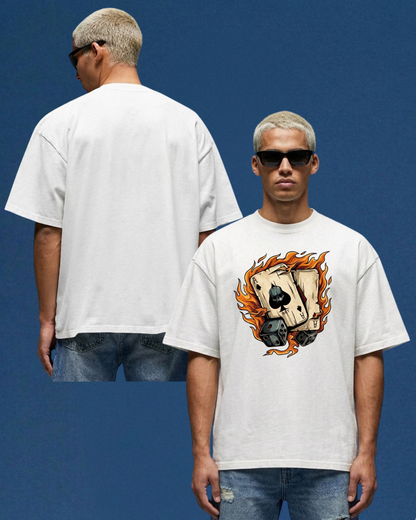 Dice and Cards Oversized Bolivar T-shirt