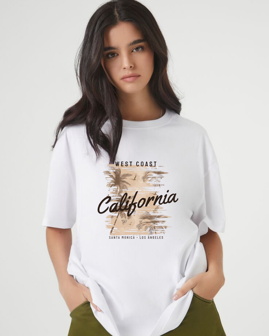 California Regular  t-shirts girls