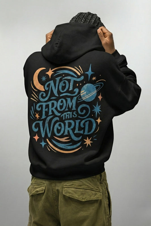 Not from this world - Hoodies - over size