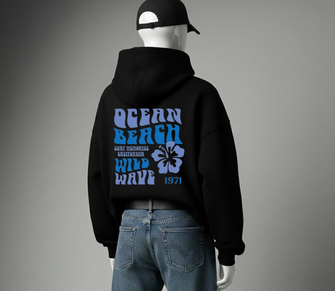 OCEAN BEACH - Hoodies - over size