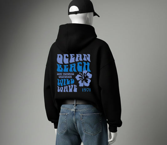 OCEAN BEACH - Hoodies - over size