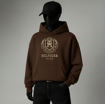 تومي هيلفيغر - نيويورك - هوديز مطرزة - مقاس كبير