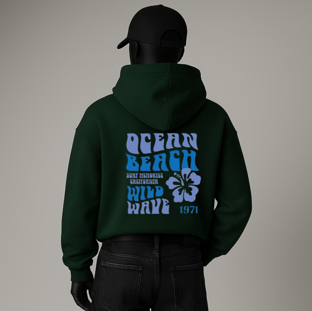 OCEAN BEACH - Hoodies - over size